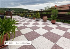 FEROBET Vymývaná dlažba MARRONE dekorační pás 40/19,5/4cm